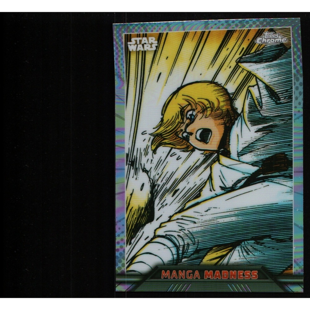 2023 Topps Chrome Star Wars Manga Madness Luke Skywalker #MM15 Insert Refractor